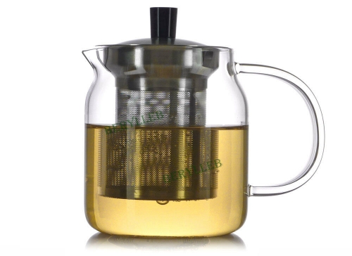 SAMA High Grade Glass Teapot w/t Stainless Steel Infuser S045 700ml 23.5fl. oz * Free Shipping