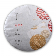 Golden Bud Red * 2019 Dr. Pu'er Tea Yunnan Dian Hong Black Tea Gongfu Cake 200g * Free Shipping