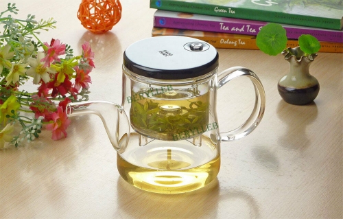 SAMA High Grade Gongfu Glass Teapot Mug w/t Infuser E-22 360ml 12.1fl. oz * Free Shipping