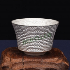 Pure Handmade S999 Pure Silver Teacup 60ml * Free Shipping