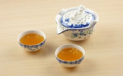 High Grade Ling Long White & Blue Gongfu Tea Set 3 Pcs * Free Shipping