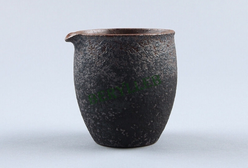 Simple Rust Glaze Firewood Ceramic Tea Pitcher Cha Hai 225ml 7.6fl.oz * Free Shipping