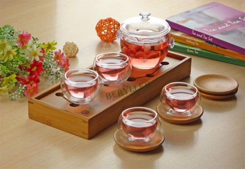 High Grade Flower Language Tea Set 10 Pcs * Free Shipping