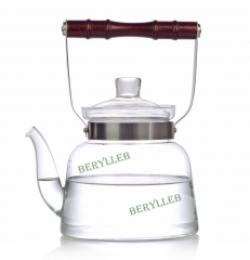 High Grade Clear Glass Kettle for Gas Stove 1000ml 33.6fl. oz * Free Shipping