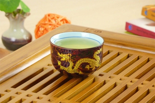 Top Grade Red Golden Dragon Porcelain Gongfu Teacup 50ml 1.68fl. oz * Free Shipping