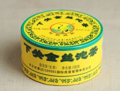 Gold Ribbon Tuo Cha * 2015 Yunnan Xiaguan Raw Pu'er Tea 100g 3.53oz * Free Shipping