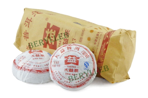 2011 Yunnan Menghai Dayi V93 Teardrop Ripe Pu'er Tea * Free Shipping
