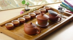 Red Clay White Glazed Yixing Zisha Tea Set 13 Pcs * Free Shipping