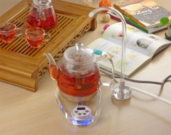 Babal Electric Crystal Class Regimen Tea Kettle w/t Infuser 1L 220V + Water Pump * Free Shipping
