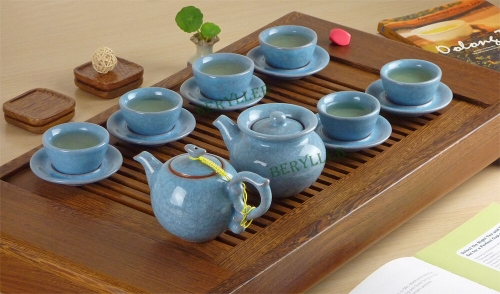 High Grade Ice Cracks Gongfu Tea Set 14 Pcs * Free Shipping
