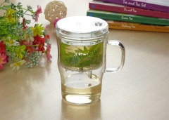 SAMA High Grade Gongfu Glass Teacup Mug w/t Infuser S003 380ml 12.8fl. oz * Free Shipping