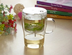 SAMA High Grade Gongfu Glass Teacup Mug w/t Infuser S005 410ml 13.8fl. oz * Free Shipping