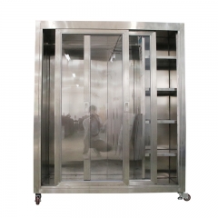 Static 1500*750*1800mm Garment Cubicle Assembly
