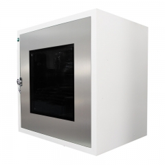 Cleanroom pass through box 800*800*800mm with embe...