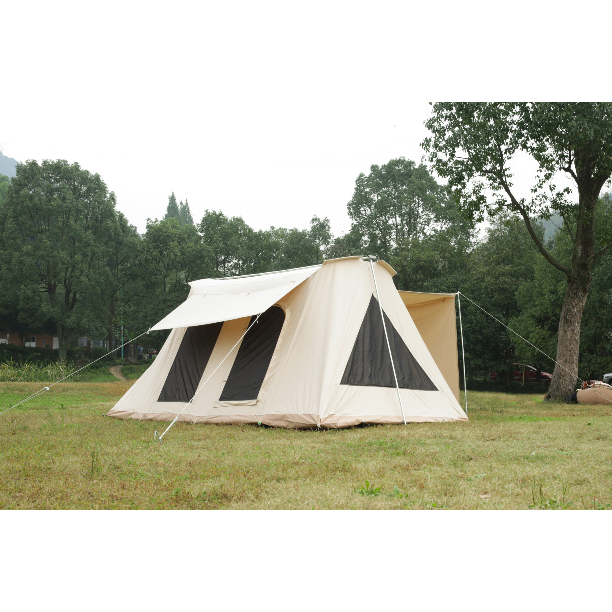 Cotton Spring-bar Guard Tent