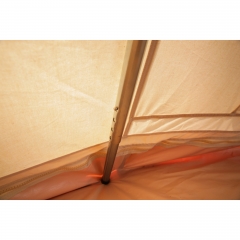 4m Canvas Teepee Tent(A type pole)