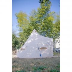 Canvas Teepee Tent with Triangular Door