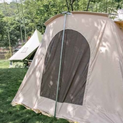 Spring bar tent