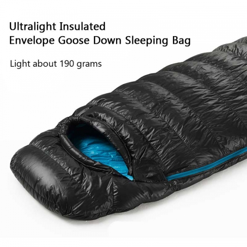 Envelope goose down sleeping bag