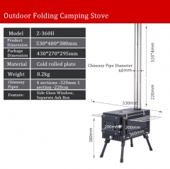 Portable Folding Firewood Stove