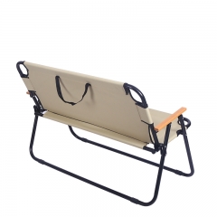 Outdoor folding double chair
