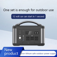 Iron-lithium safe outdoor power supply