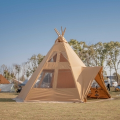 Wooden Frame Tipi Tent