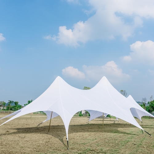 Buy Wholesale China Hispeed Camping Luxury Glamping Air Inflatable Tent  House Pvc Cloth Waterproof Outdoor Clamping Camping Tent & Inflatable Tent  House at USD 357
