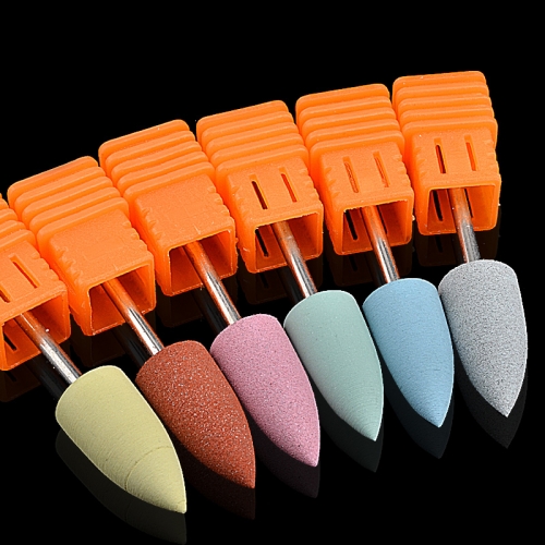 1 Pc Silicone Nail Drill Bits for Electric Manicure Machine Polisher Grinders Accessories Nail Tools