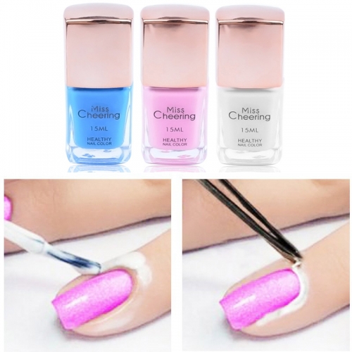 1bottle Peel Off Liquid Nail Art Tape Latex Finger Skin Protected Liquid Easy Clean Base Coat Care Nail Polish