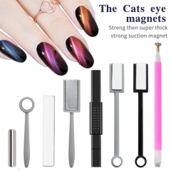 1pcs Nail Art Magnet Stick Cat Eyes Magnet for Nail Gel Polish 3D Line Strip Effect Strong Magnetic Pen Tools for Gel Varnish Tools