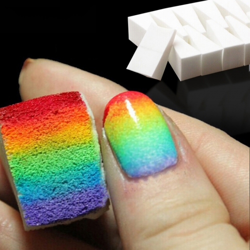 8pcs/set Gradient Nails Soft Sponges for Color Fade Manicure DIY  Nail Art Accessory Tools
