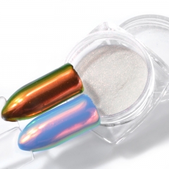 0.2g/jar Neon Aurora Powder Unicorn Chameleon Nail Art Chrome Pigment Manicure Decorations