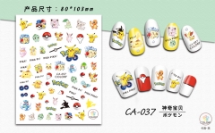 CA037-048  1sheet Nail Stickers Finger Nail Art Sticker Transfer Decals for Nail Art Decorations
