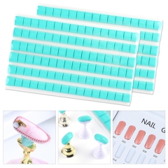 96pcs/set Nails Adhesive Glue Clay Removable Reusable Non Toxic Nail Art Tool Sticky Tip Fixator Clay DIY Nail Practice Display