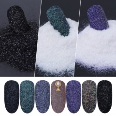 1jar Sparkly Nail Glitter Dipping Powder Sugar Sand For Nails Decoration Laser Pigment Glitter Powder Dust Manicure