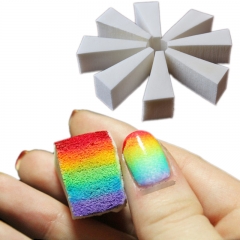 8Pcs/Set Soft Triangle Nail Art Polish Gel Gradient Color Stamping Stamp Drawing Painting Sponge Image Transfer Manicure tool