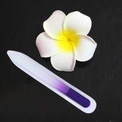 Personalized 2 Sides Glass Nail File 140*12*3 mm Best Nail Files With Pvc Bag