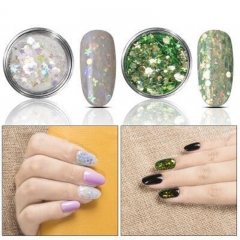 Star Heart Shapes Mixed Round Glitter Nail Art Glitter Sequins