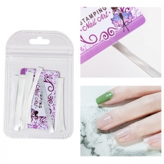 New Nail Extension Tool 10 pcs/opp Bag Purple & Clear Nail Glass Fiber