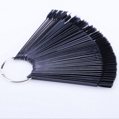 New Design Artificial Nail Art Tip Tools Beauty Black Color Nail Tips Display