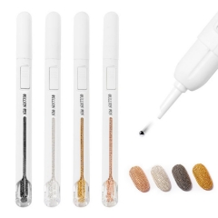 0.8mm Beads Nail beaded Pen Set DIY Rhinestones Sequins Picking Automatic Point Drill pen Nail Art Pen Tools