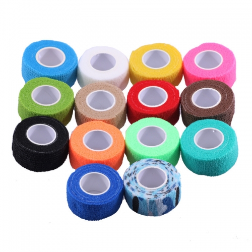 Hot 18 colors Self Adhesive Elastic Nail Tapes Accessory Finger Protection Wrap Kit Sports Finger nail Bandage