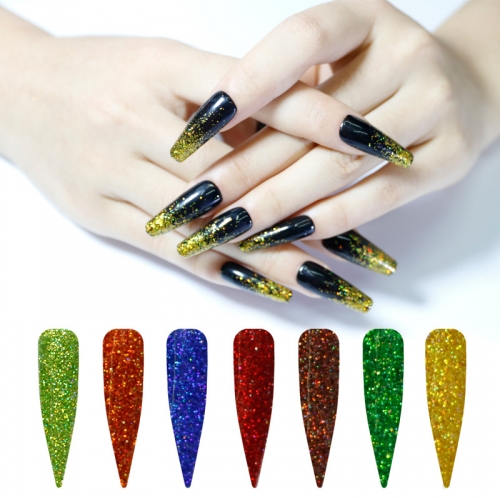 24colors/set Nail Art Powder Dust Manicure Polishing Chrome Nail Decorations Nail Glitter Set