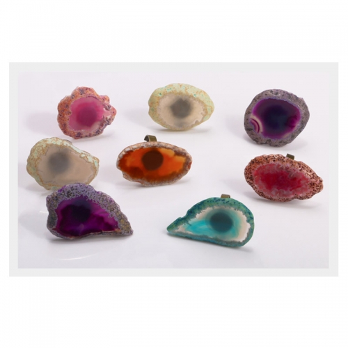 Finger Ring Agate Mini Nail Art Color Palette