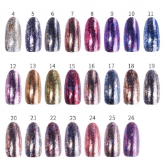 Glitter Color Nail Polish Pigment Magnetic Laser 5D Cat Eye Nail Gel Powder