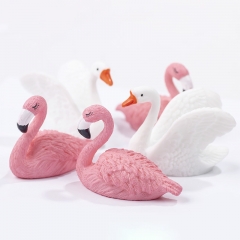 1pcs White Swan Flamingo Nail Tips Displa