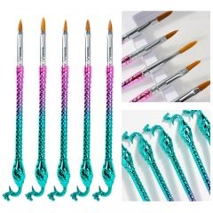 1set Various Shapes Nail Designs Draw Lines Flowers Patterns Nail Pen Brush Professional Nail Art Brush Set