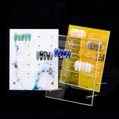 1pcs Professional Model False Nails Showing Shelf Color Board Acrylic Nail Polish Rack Display Stand