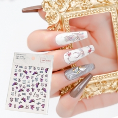 1Pcs Nail Art Decoration Decals Koala Panda Deer Cartoon Cute Animal Nail Sticker